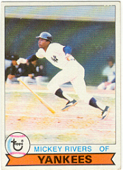 1979 Topps Baseball Cards      060      Mickey Rivers